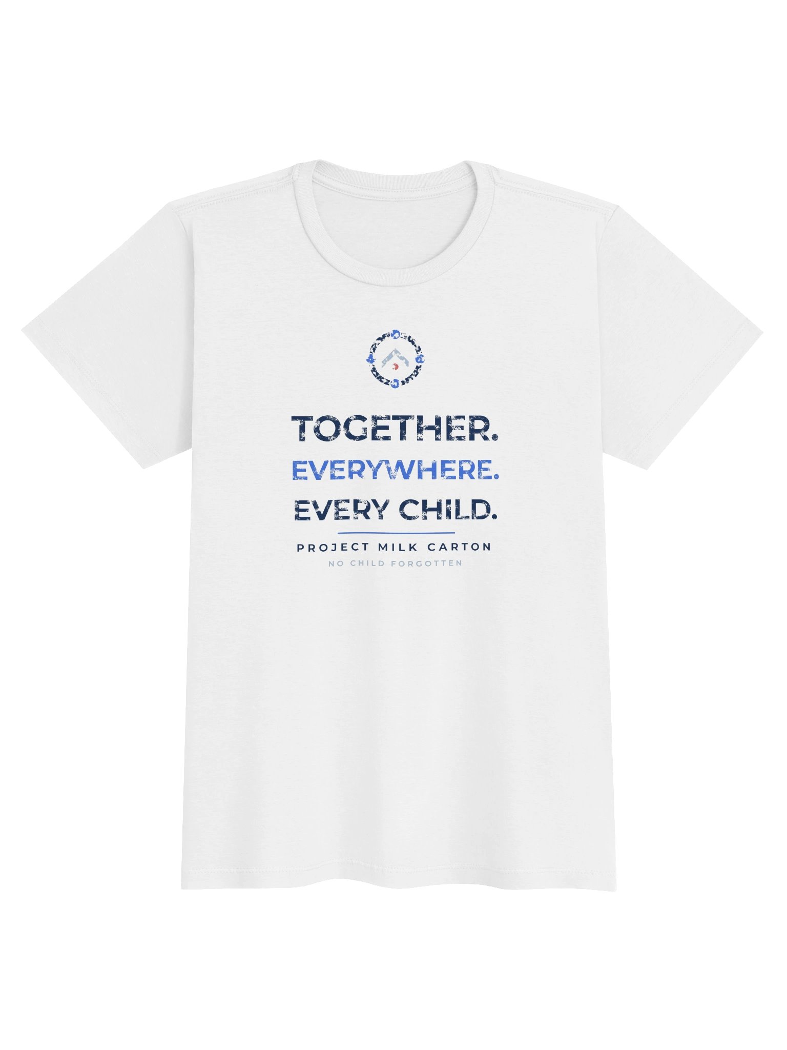Together Everywhere Every Child Women's Fitted Tee, Light product image (2)