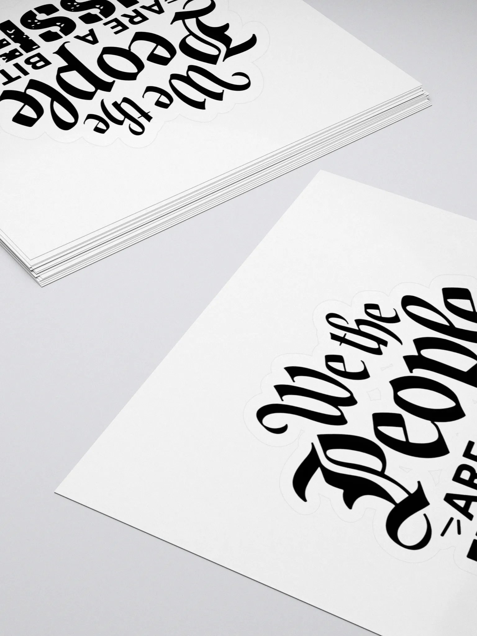 We the People - Kiss Cut Stickers product image (4)