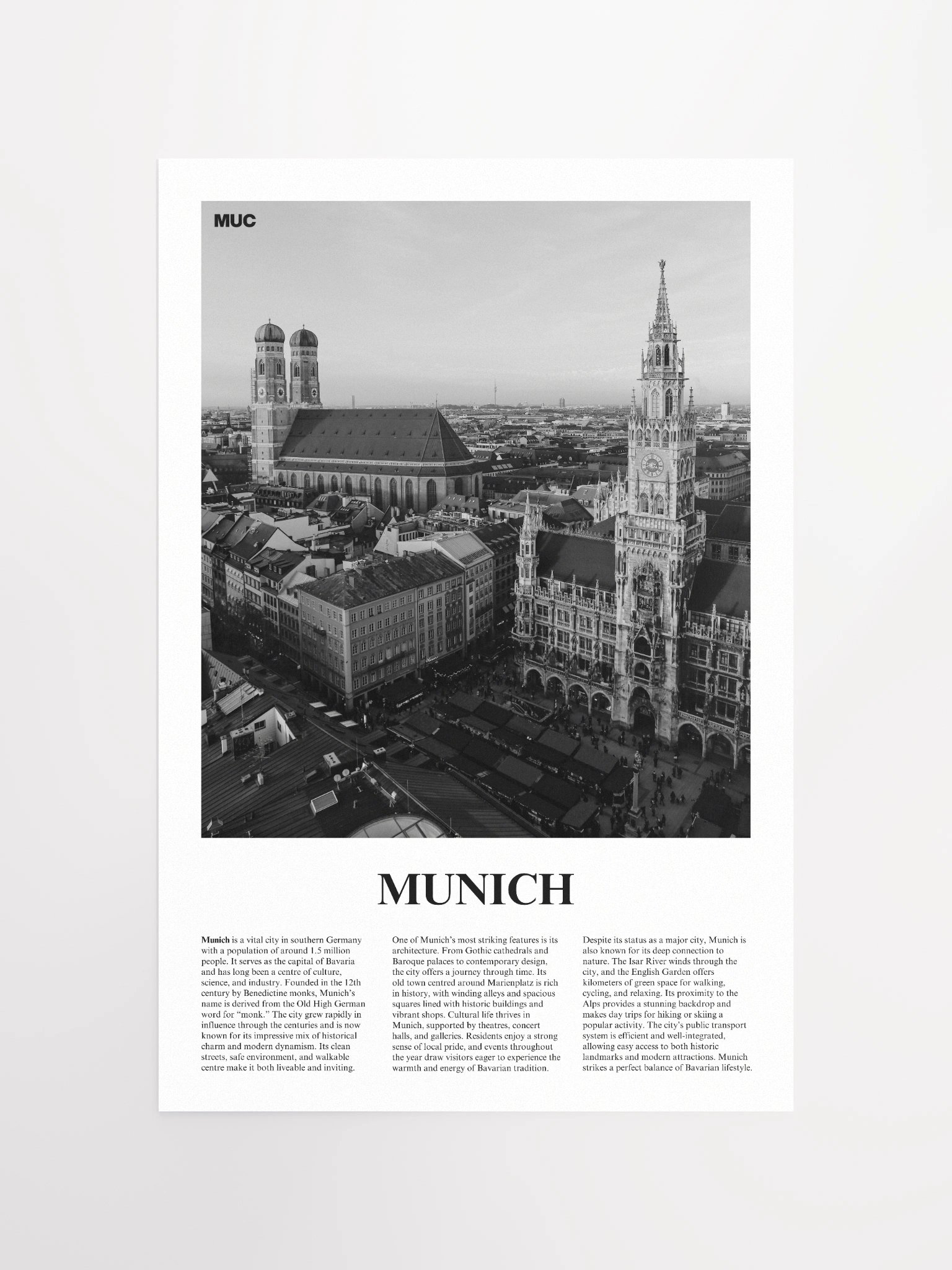 Munich 01 Newspaper Poster product image (5)