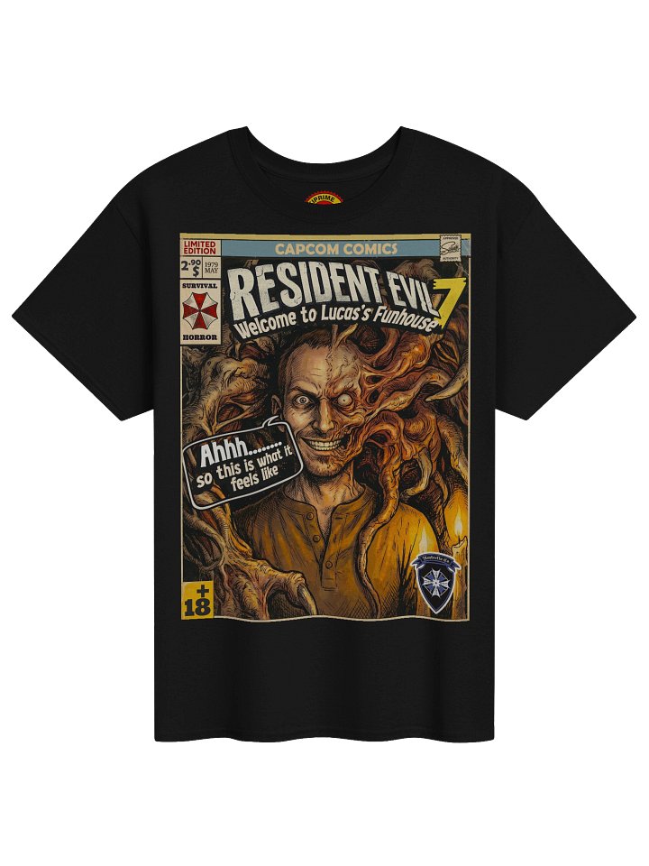 Resident Evil 7 Lucas Baker Comic Art T-Shirt product image (1)