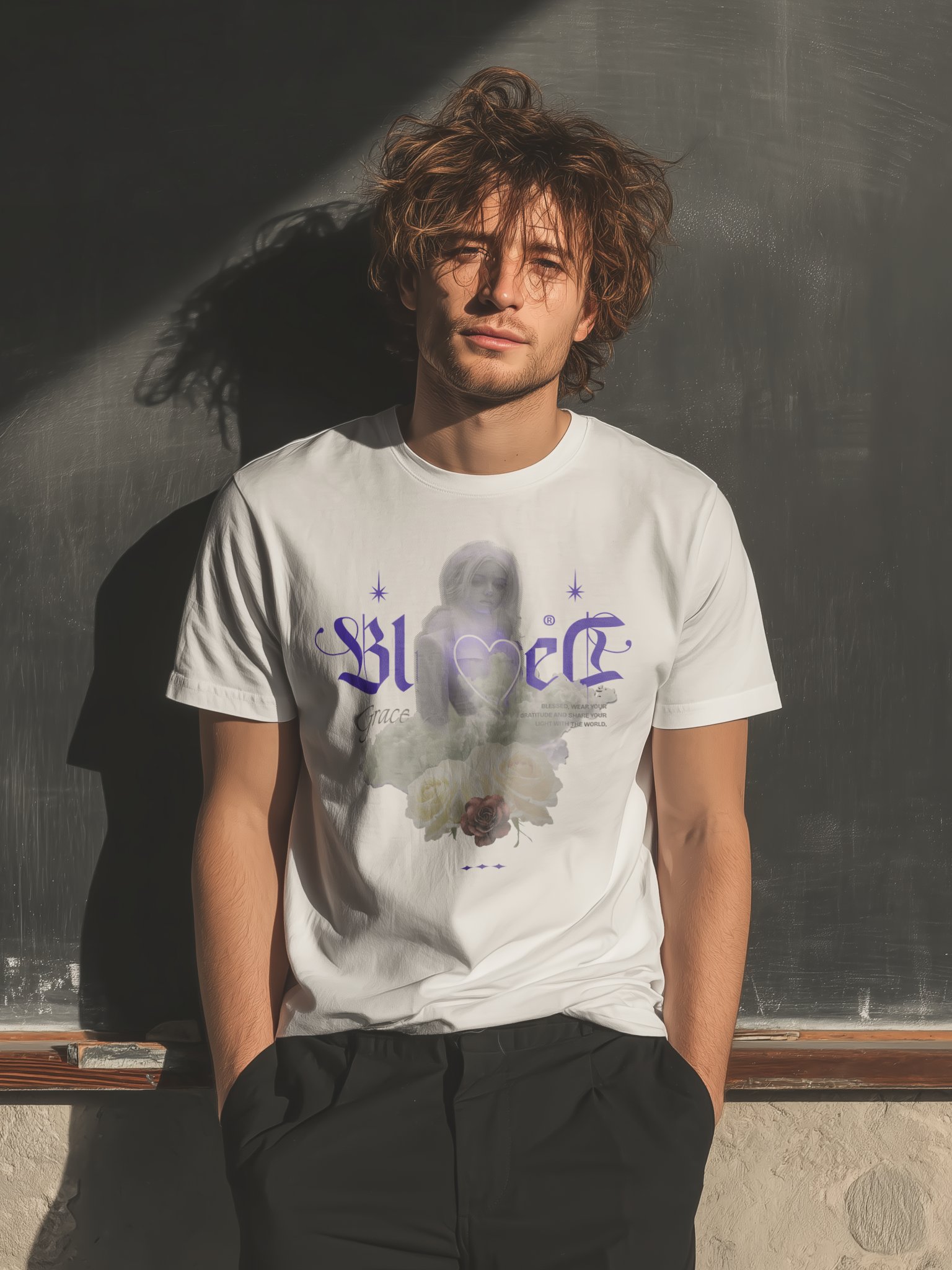 Ethereal Neon Heart T Shirt Gothic Fantasy Graphic product image (7)