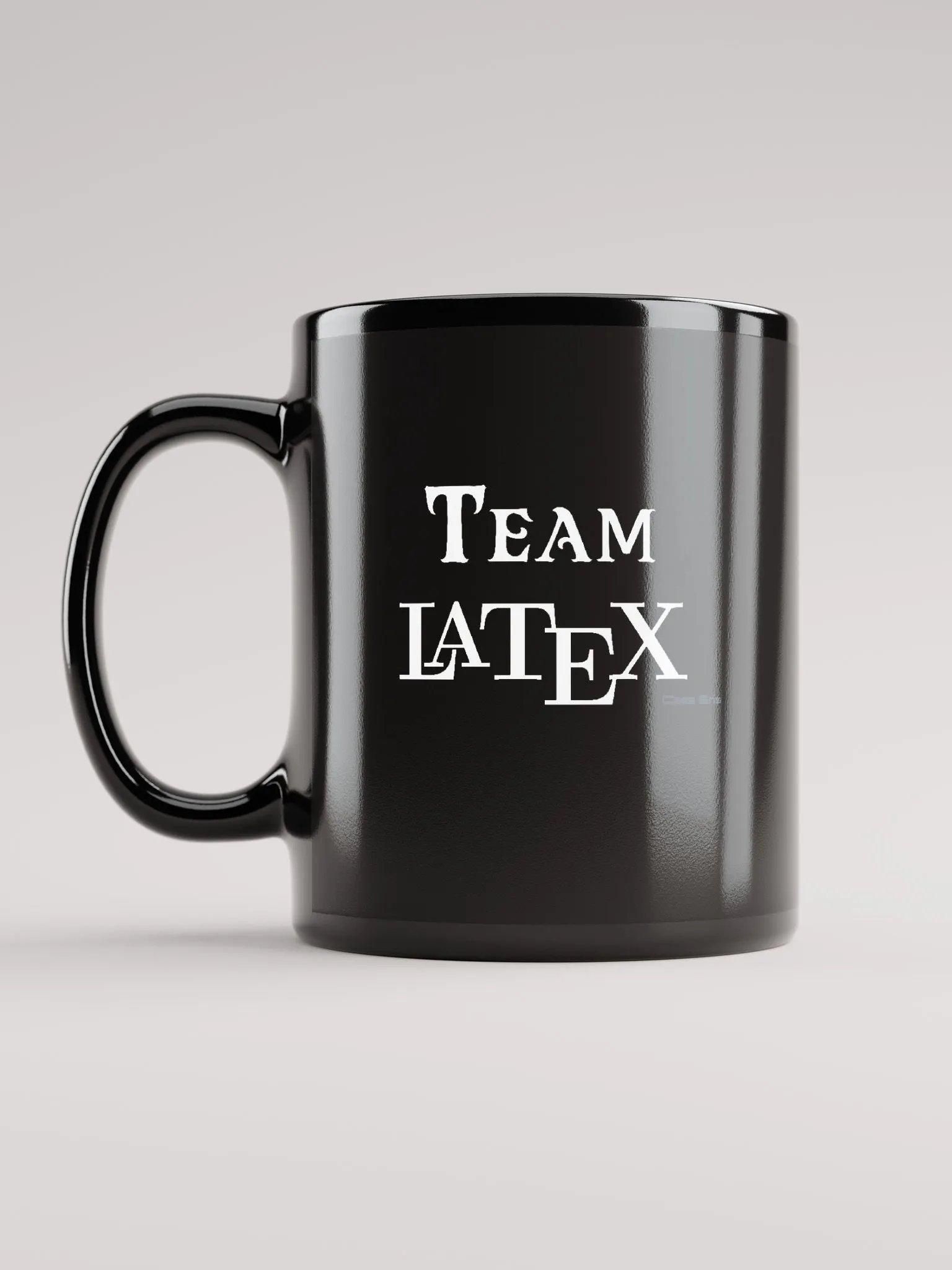 Team LaTeX Black Mug product image (4)