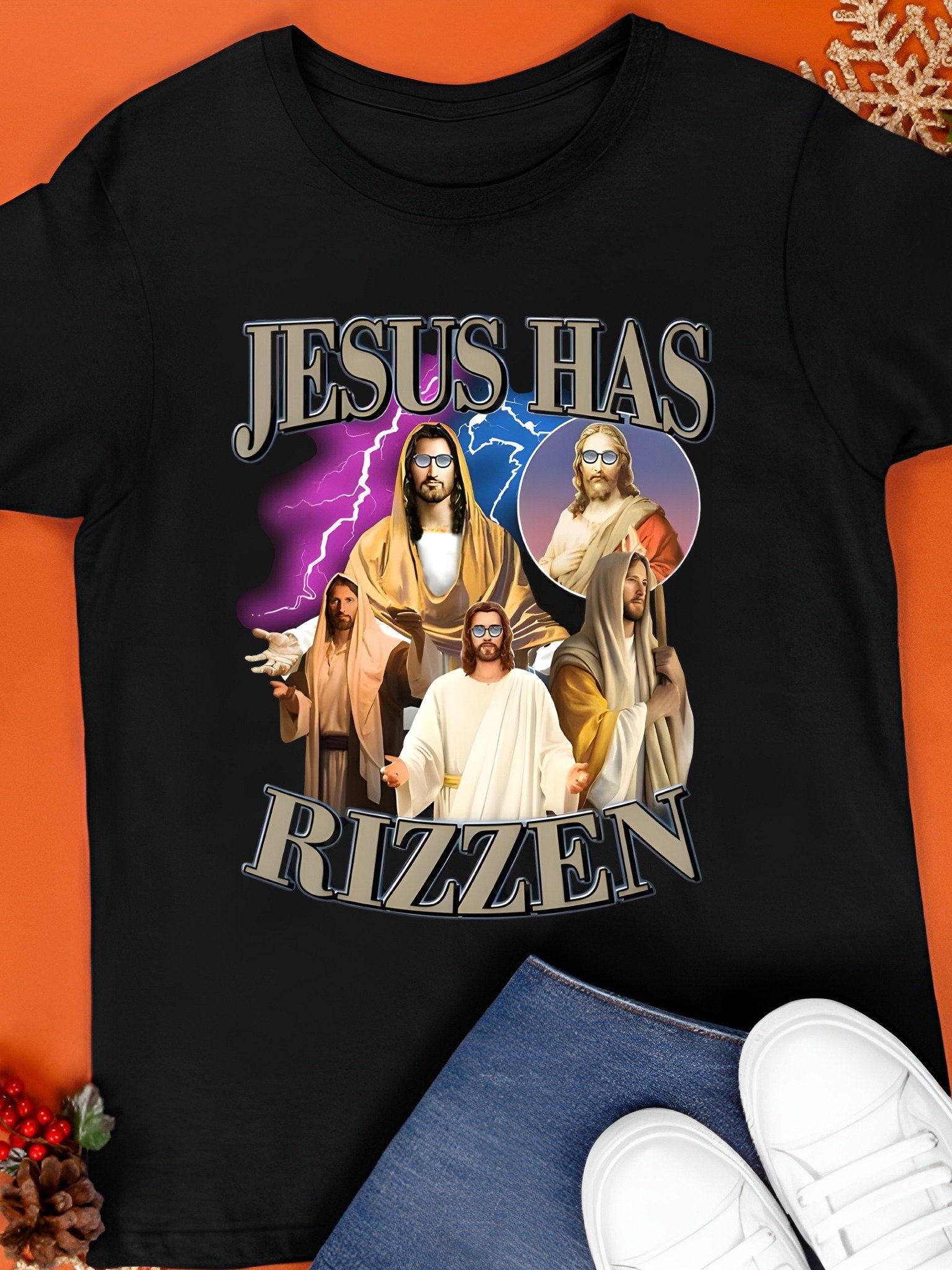 Jesus Has Rizz’en T-Shirt product image (1)