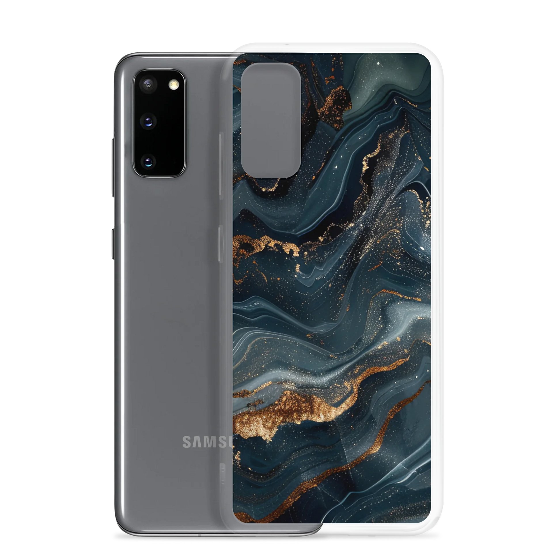 Luxury Marbled Clear Samsung® S20 S21, S22, S23, S24, S25, Plus, Ultra Cases. product image (2)