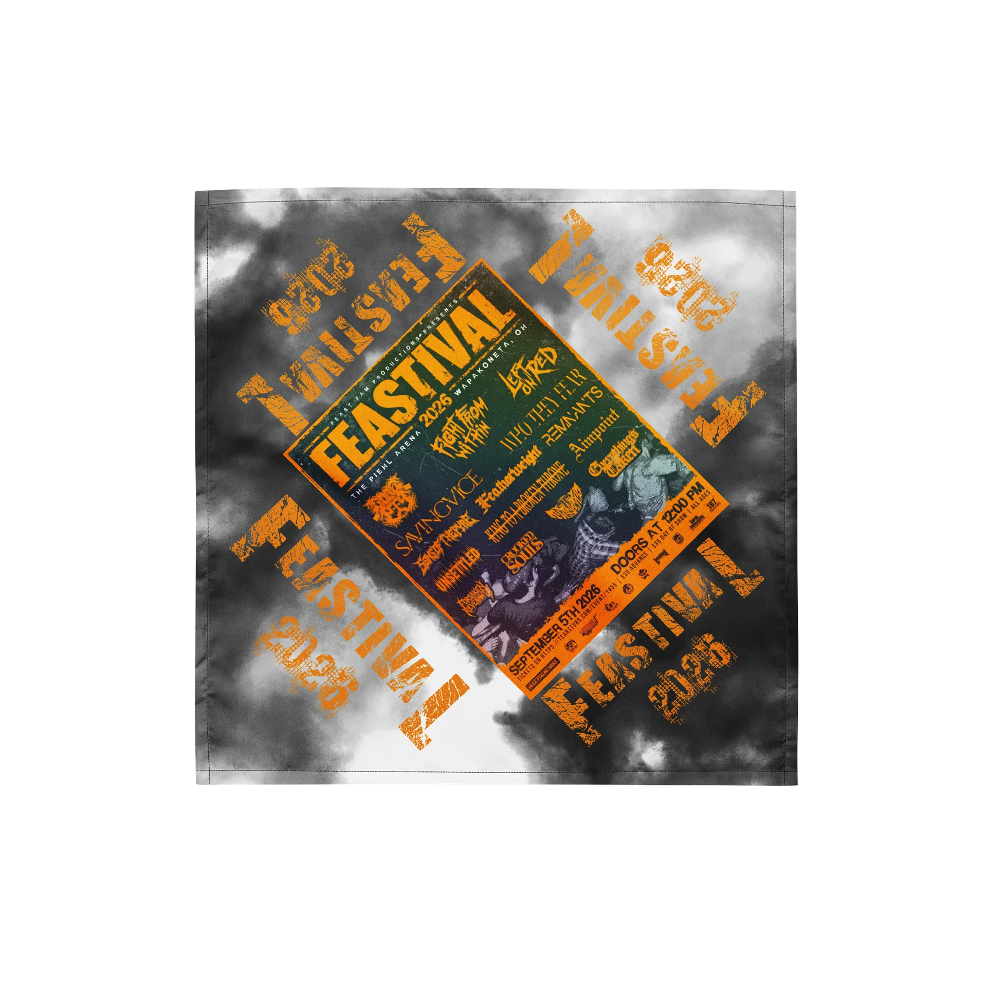 Feastival 2026 Bandana product image (1)