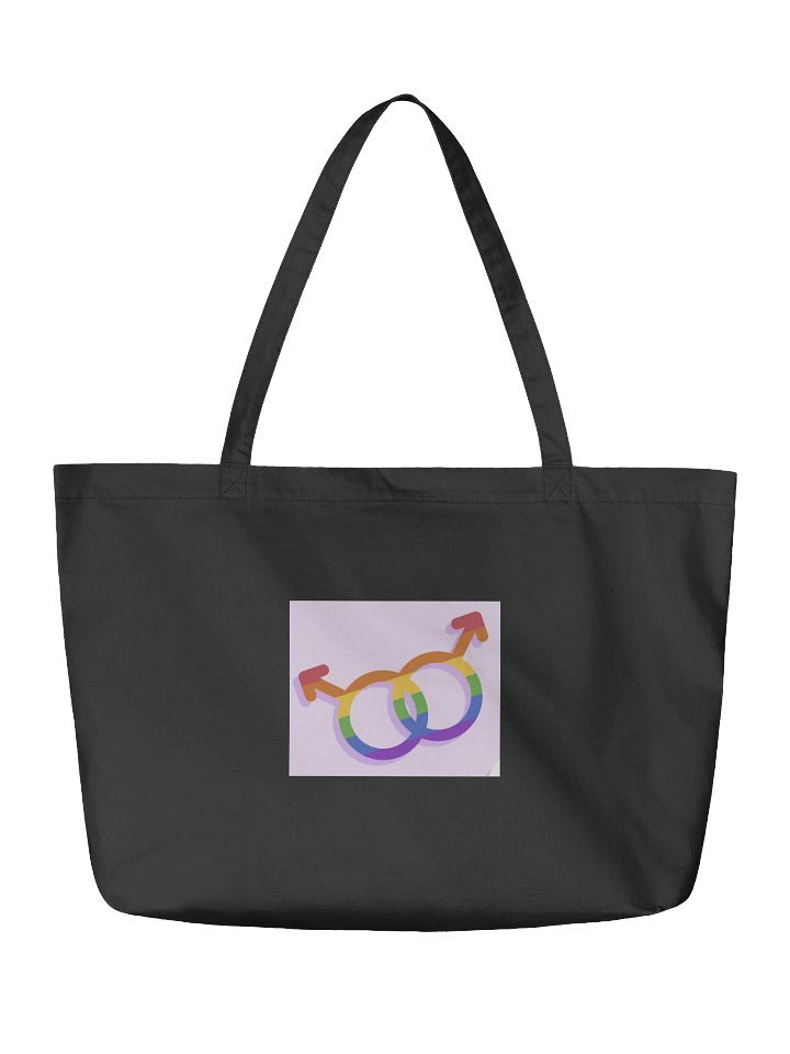 Gay Pride Flag Organic Coach Tote product image (2)