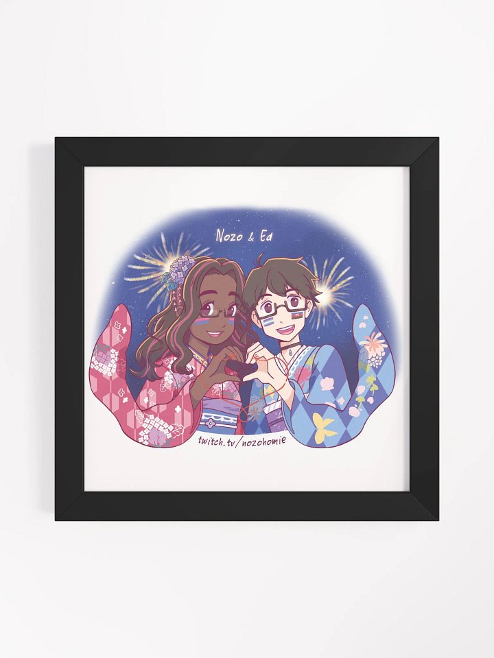 Nozo & Ed framed poster product image (1)