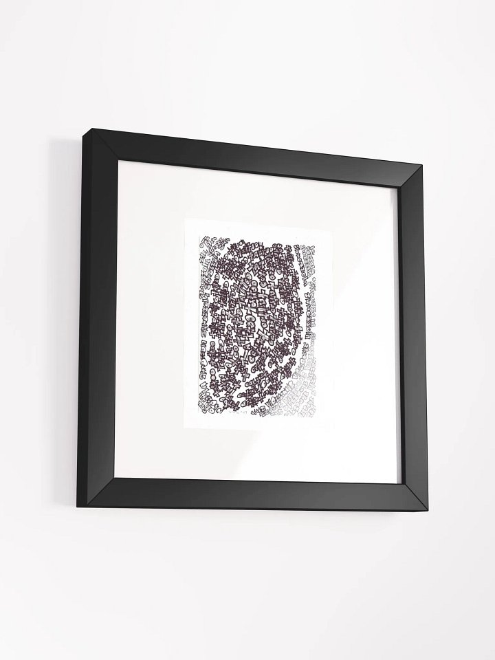 shnozolla tattoo Panel Card Print Framed product image (1)