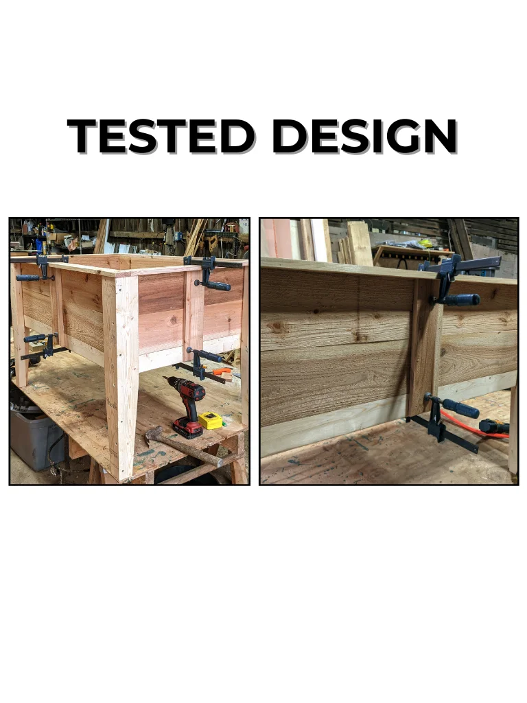 Waist-High Elevated Cedar Planter: DIY Build Plans & Construction Guide product image (5)