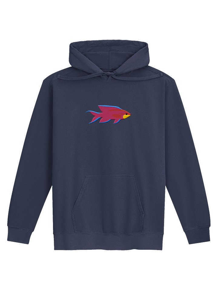 Queen Anthias Premium Hooded Sweatshirt (Embroidered) for Reef and Marine Aquarium Lovers product image (1)