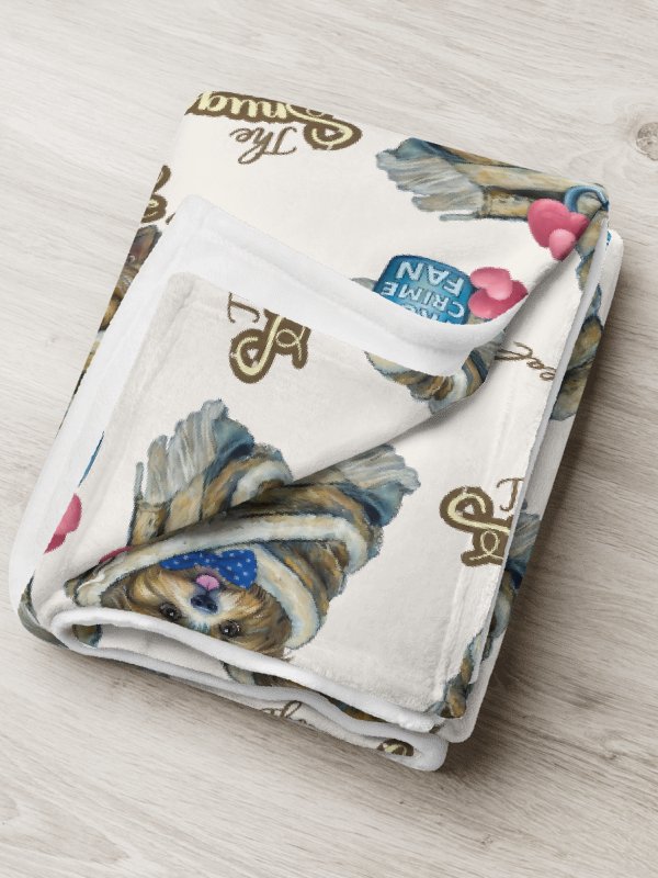 The Snuggle Is Real Cozy True Crime Throw Blanket product image (9)