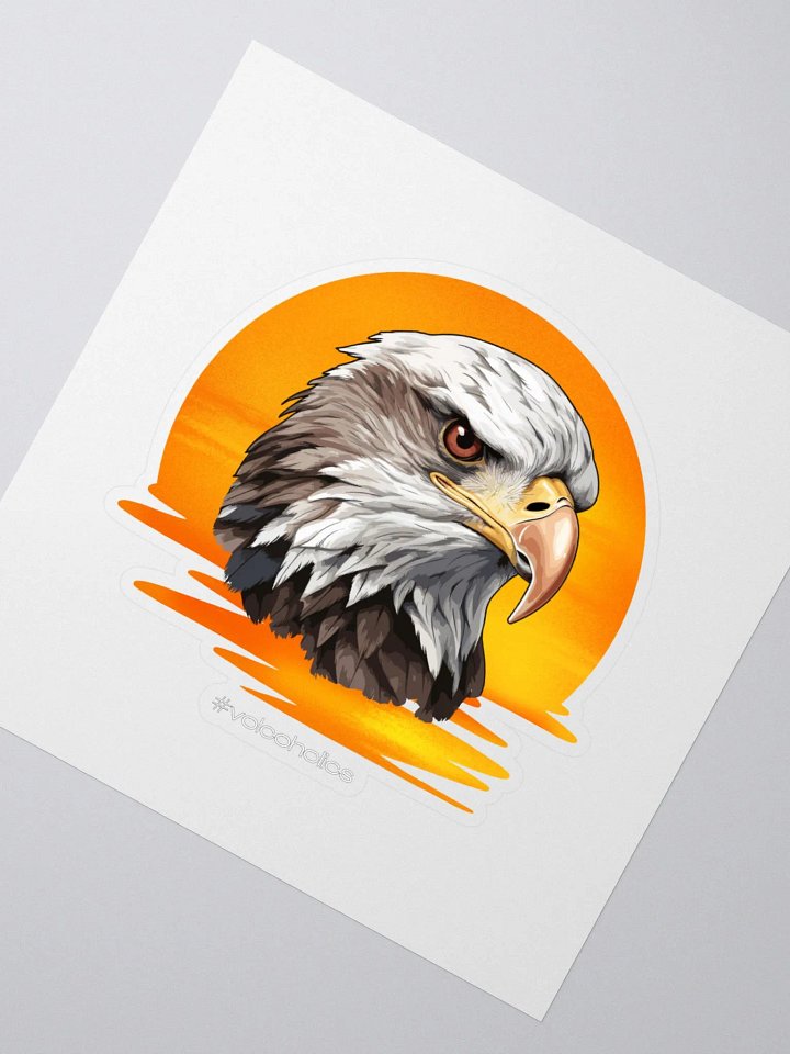 Sunset Eagle Kiss Cut Stickers product image (2)