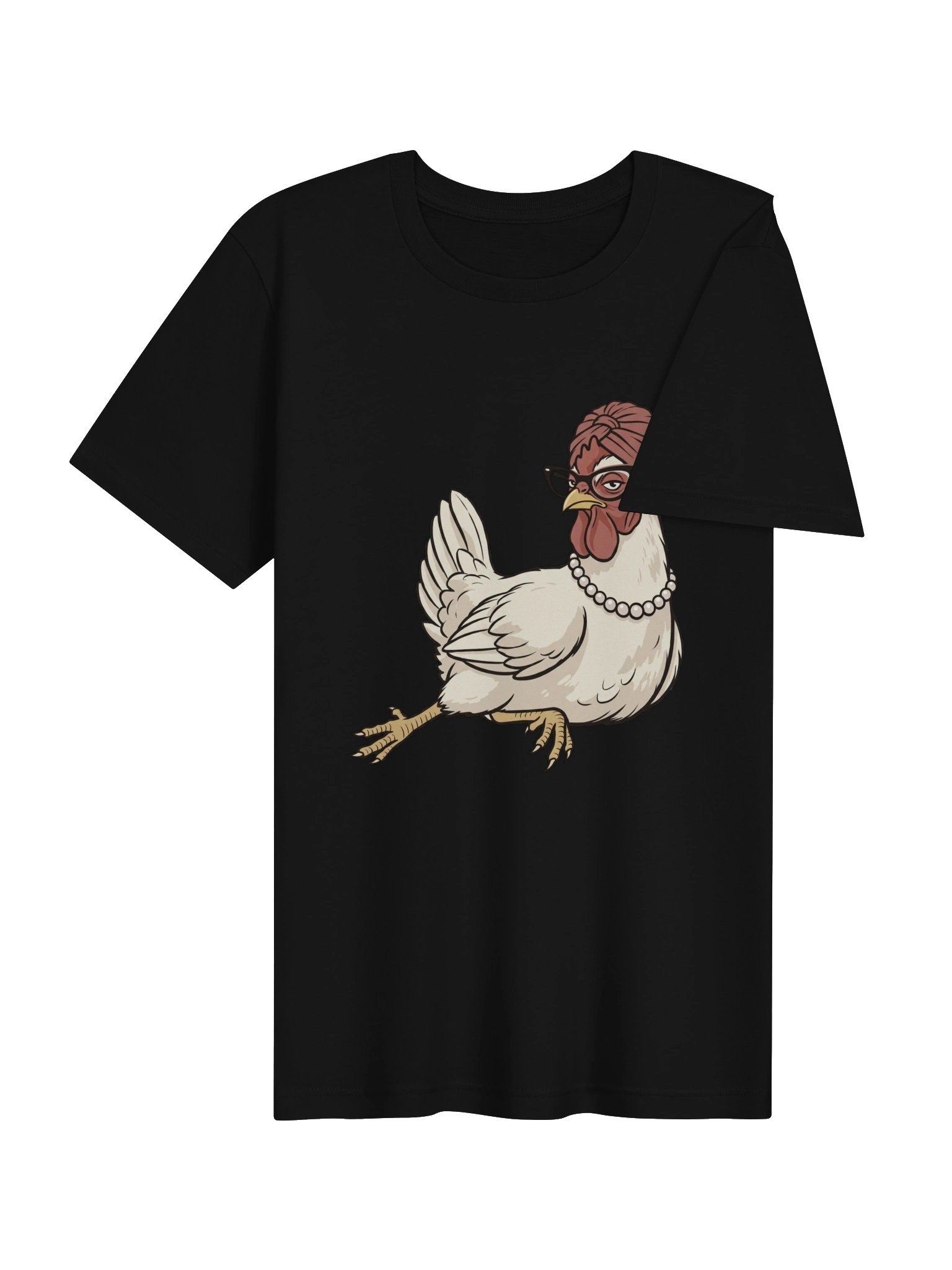 Sophisticated Auntie Chicken tshirt product image (4)