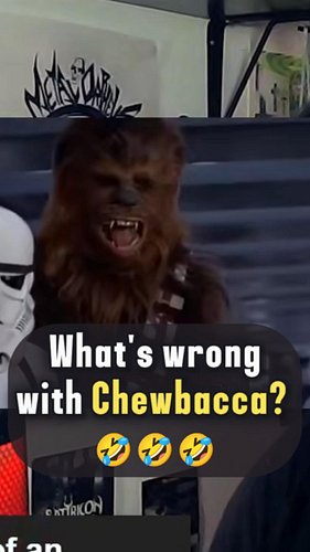 What's wrong with Chewbacca? 😂

I think he must have had a sore throat or something 😭🤣

Clip taken from my 