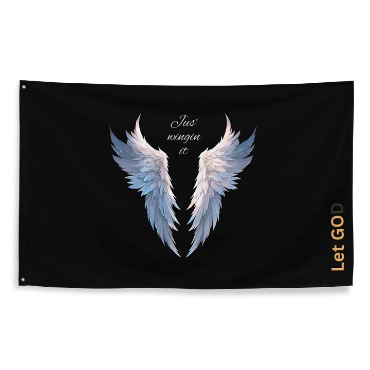 Divine Wings All-Over Print Flag product image (2)