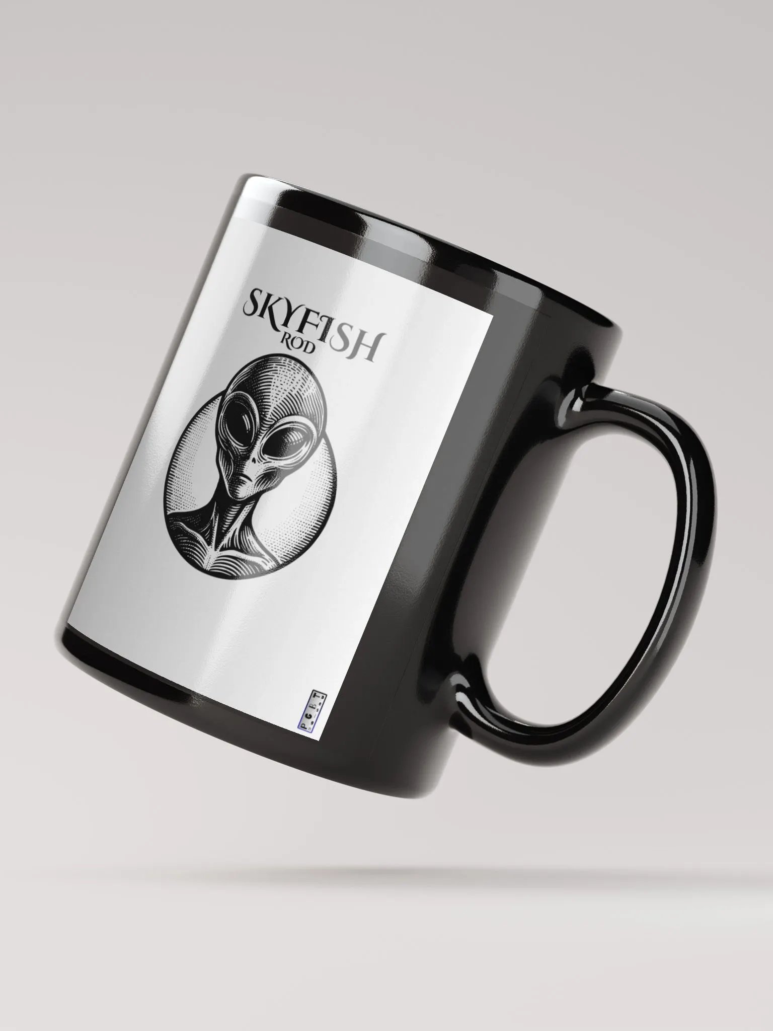 Skyfish Rod Monochrome Mug product image (3)