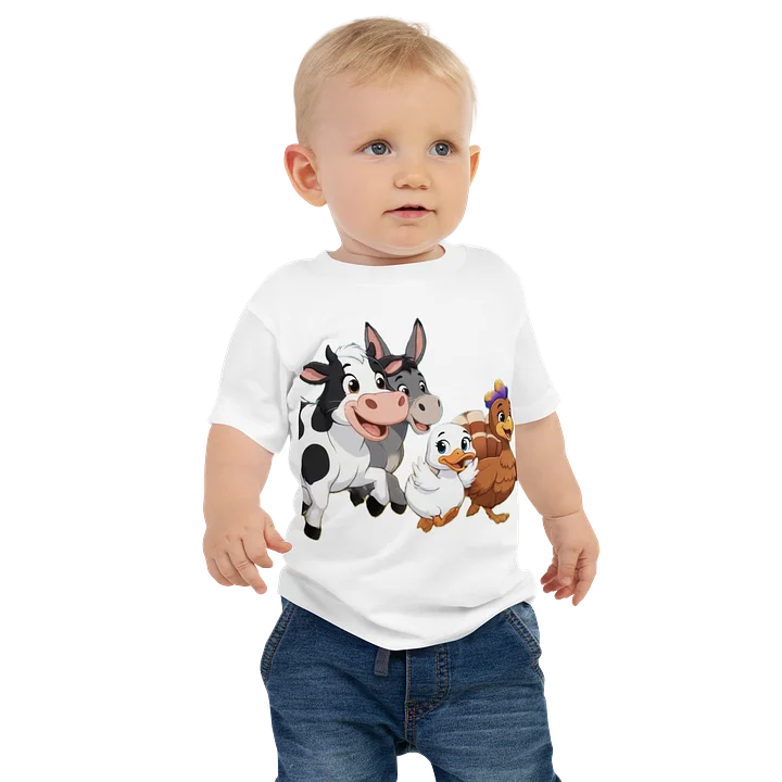 Happy Farm Friends Baby Tee product image (1)