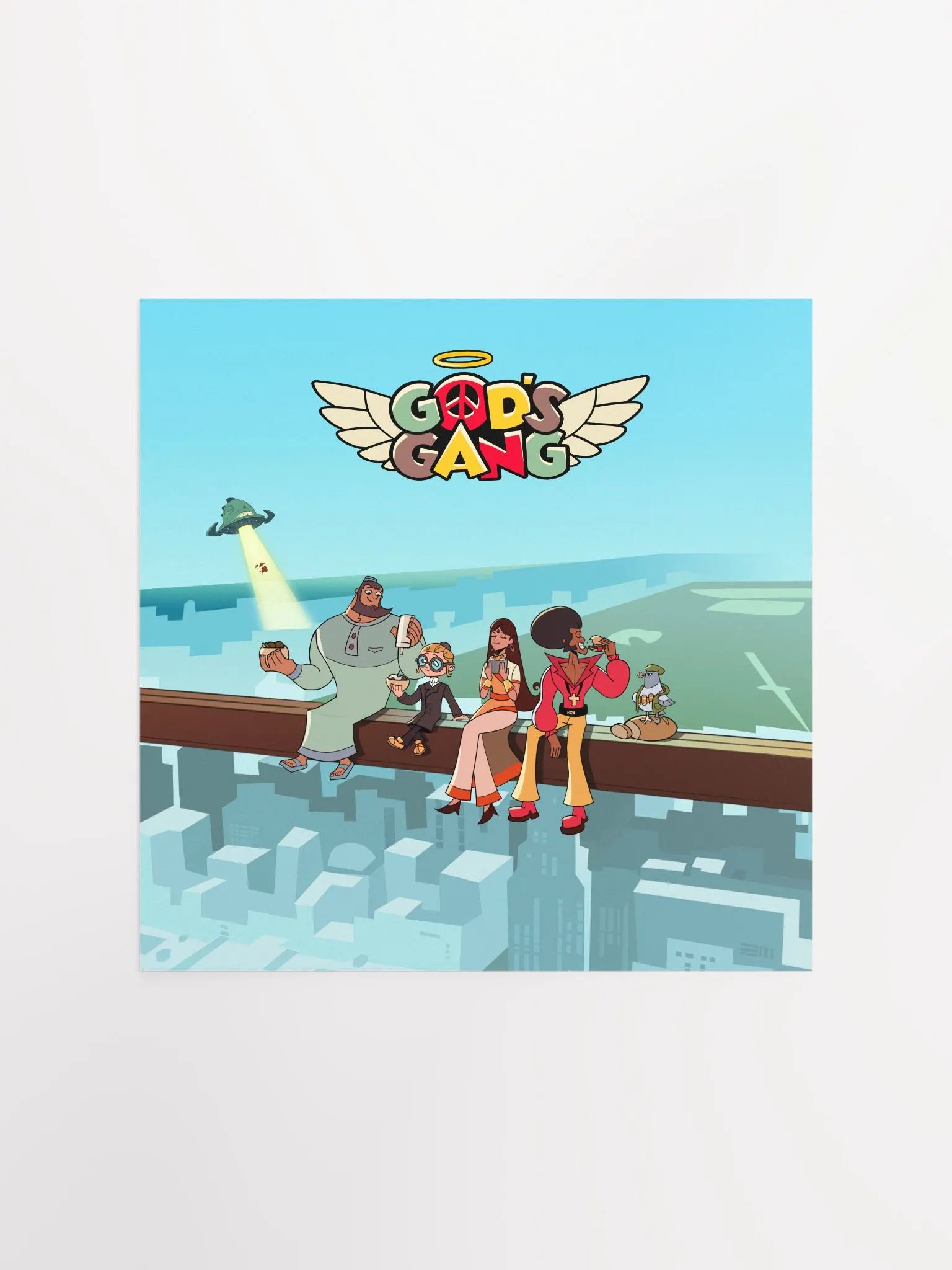 Skyline Lunch | God’s Gang Poster product image (4)