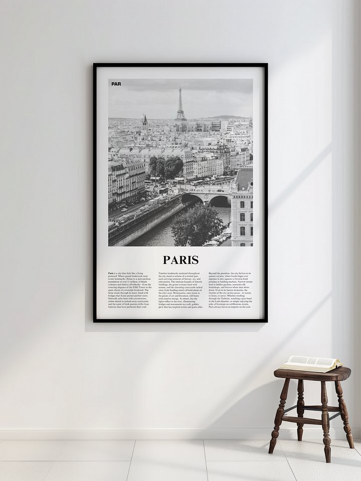 Paris 01 Newspaper Poster product image (2)