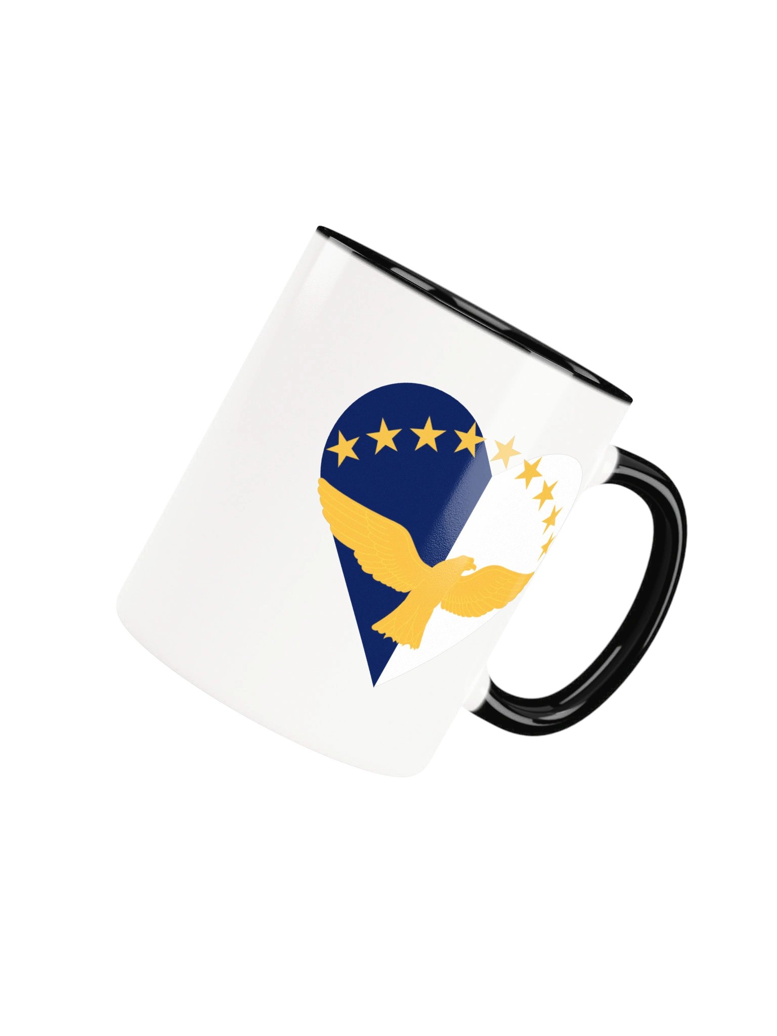 mais fica curly (azores) flag heart mug product image (63)