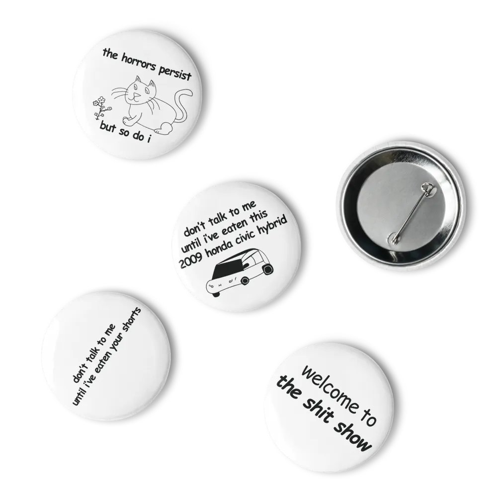 Comic Sans Collection Pin Set product image (6)
