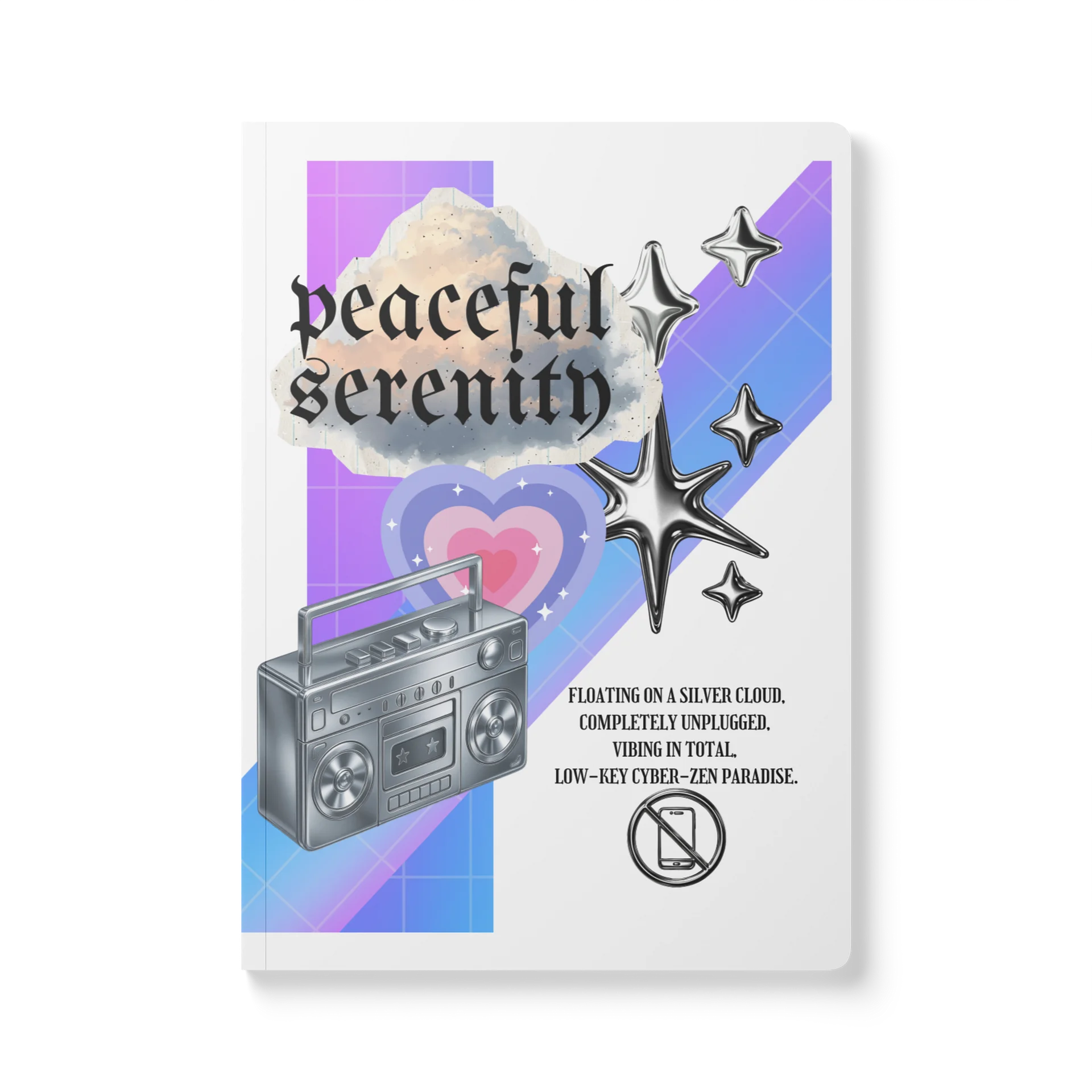 Retro Sticker Collage Journal product image (1)