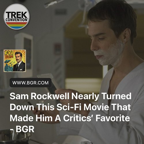 Sam Rockwell Nearly Turned Down This Sci-Fi Movie That Made Him A Critics' Favorite 
https://trkcon.in/FYIscifi 

#sciencefic...