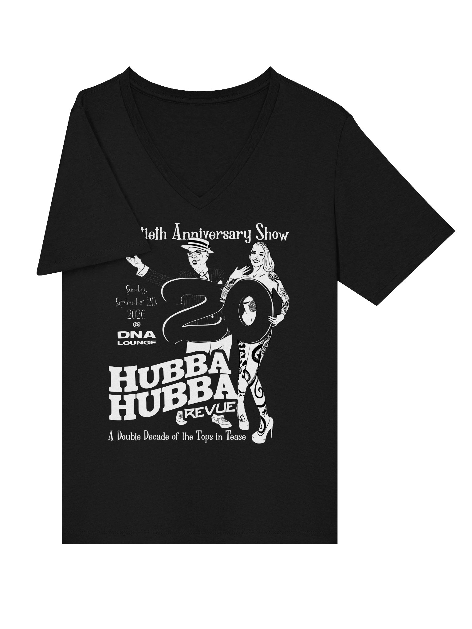 Hubba 20th Anniversay V-Neck product image (3)