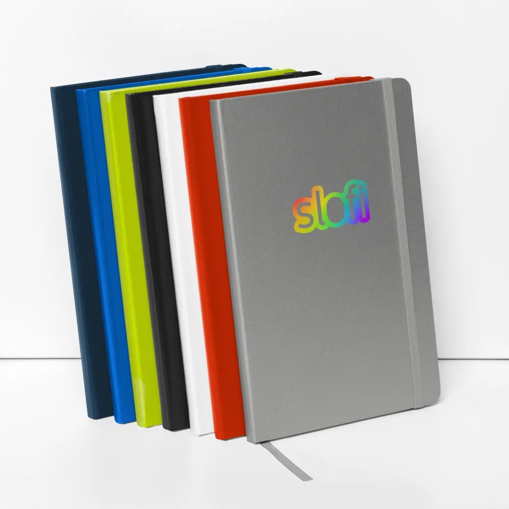 Slofi "Hyper Colour" Text Notebook product image (2)