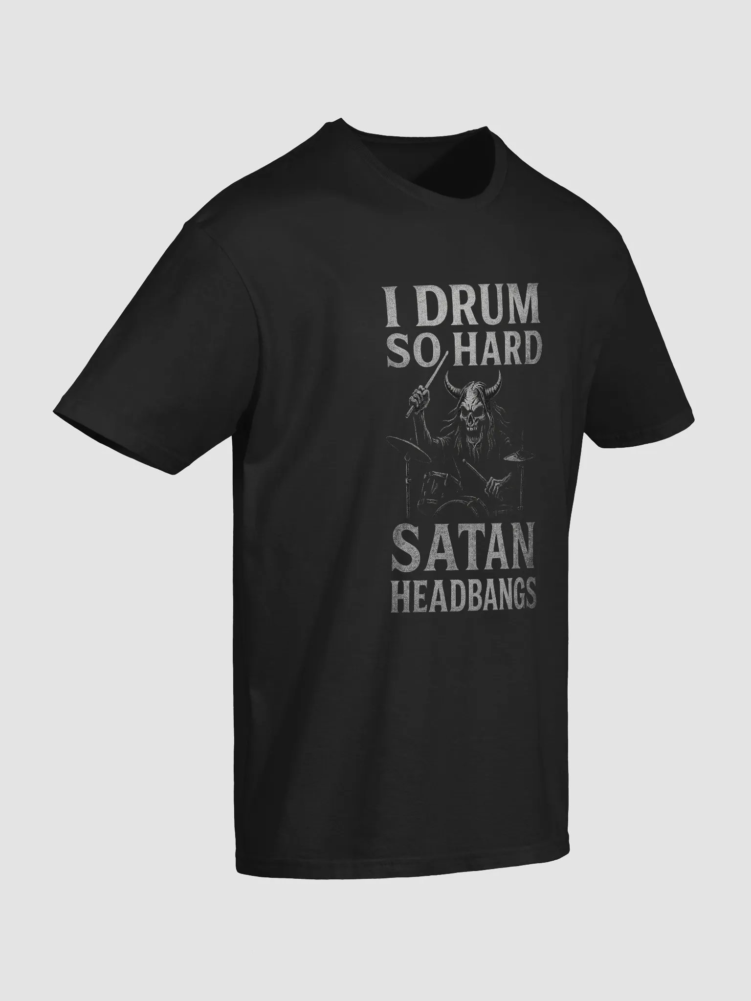 I Drum So Hard Satan Headbangs Worn effect product image (2)