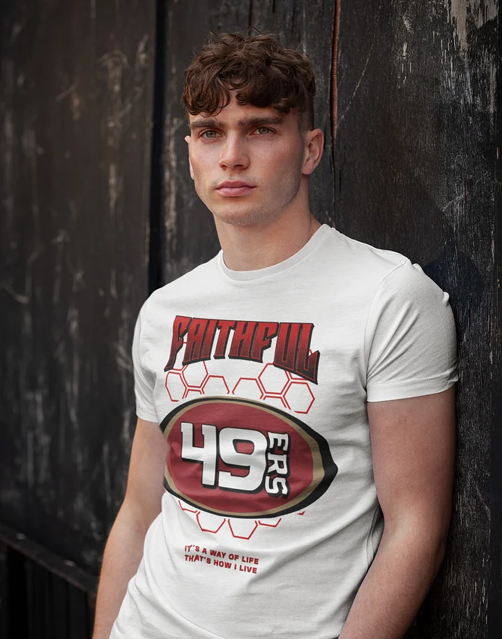 Faithful 49ers Tshirt (Black or White) product image (1)