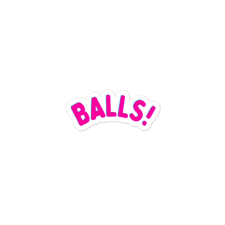 BALLS! vinyl sticker product image (2)