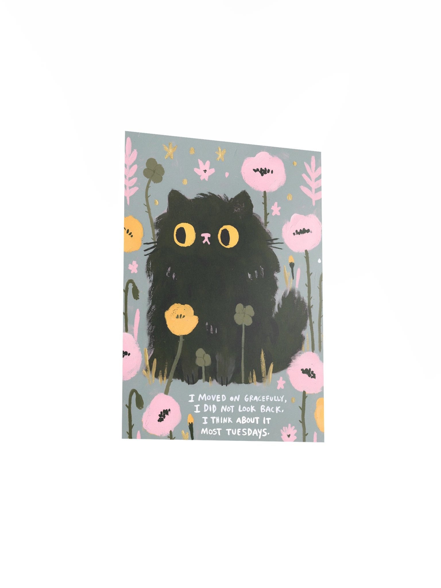 Graceful Black Cat Quote Poster product image (20)