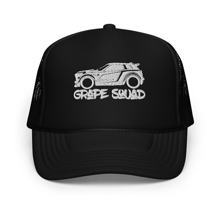 Grape Squad Fennec Embroidered Trucker Hat v1 product image (1)