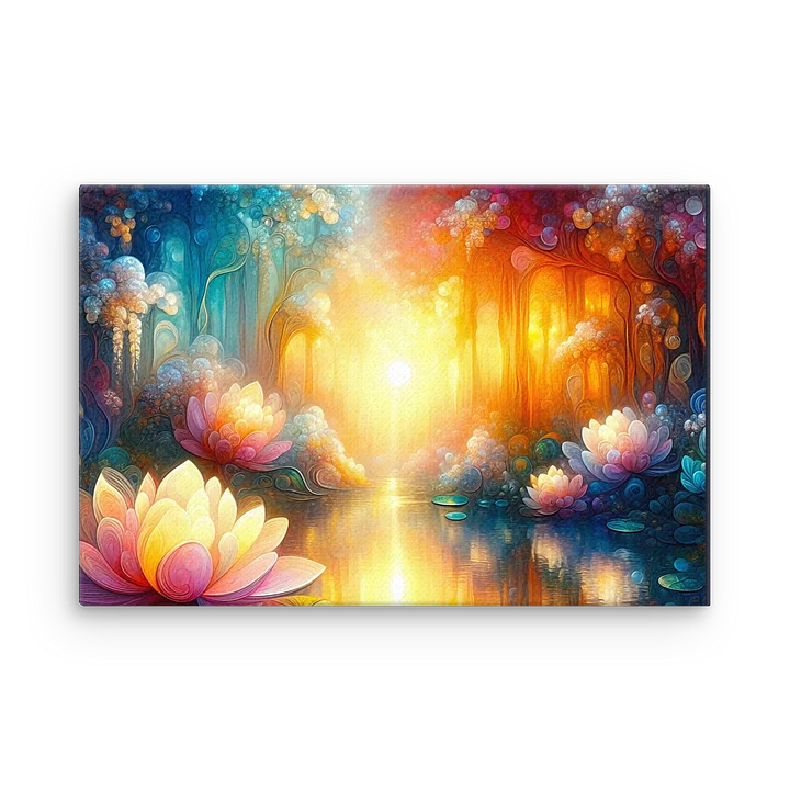 Lotus Sun on Canvas product image (3)
