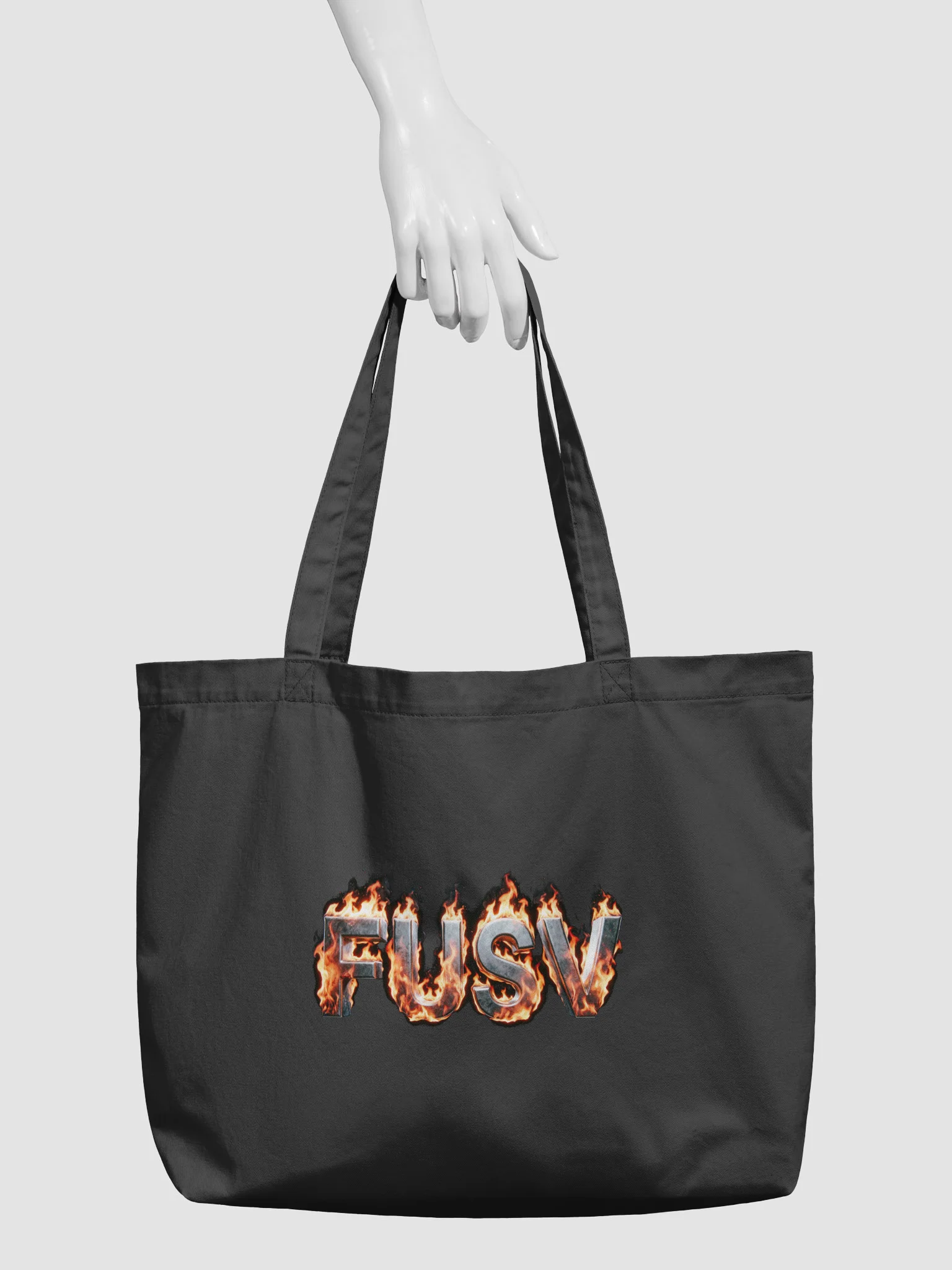 FUSV Flame Logo Organic Tote product image (5)