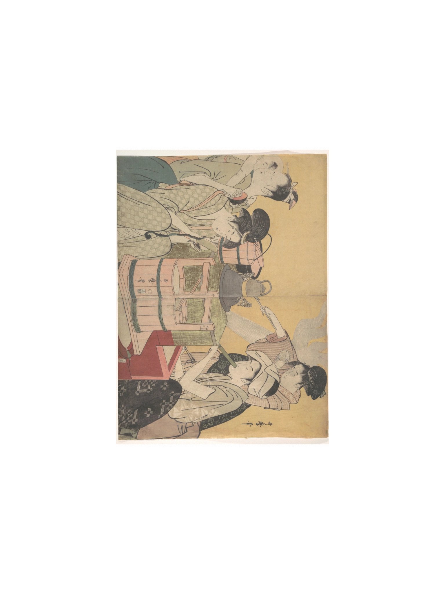 Utamaro, Kitchen Scene — Fine-Art Poster product image (1)