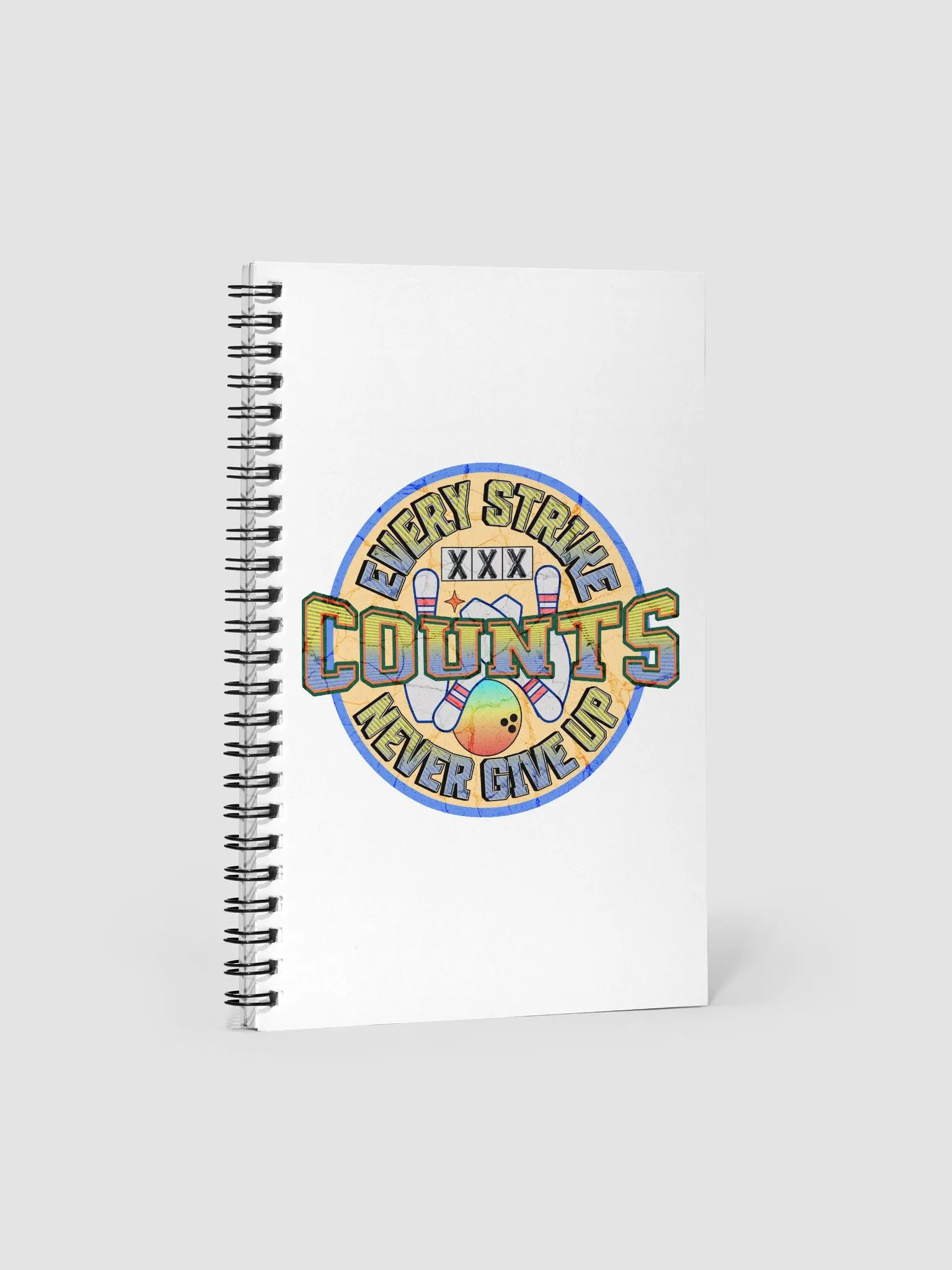 Every Strike Count Bowling Spiral Notebook product image (1)
