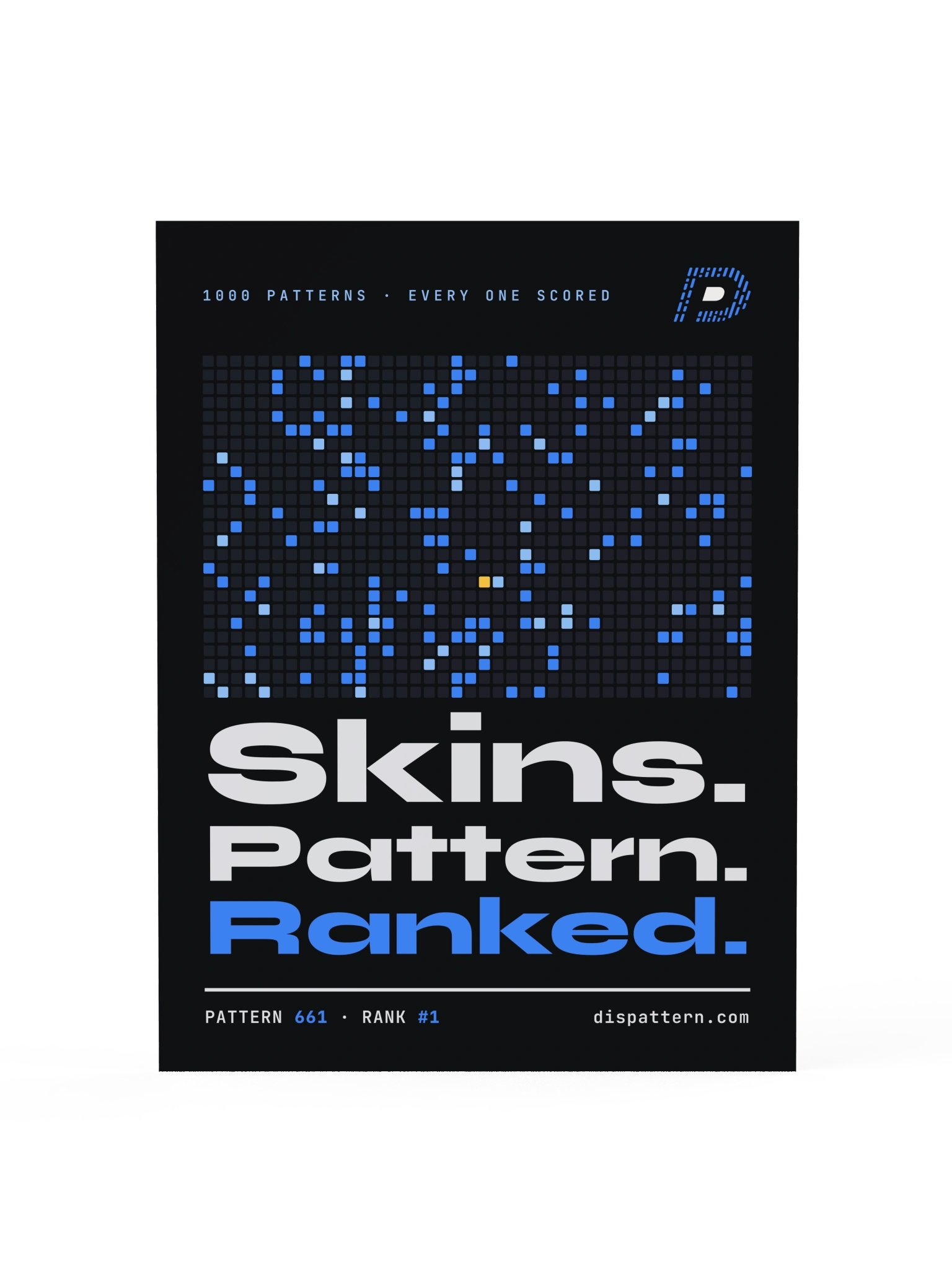 Skins. Pattern. Ranked. Poster 18x24 product image (1)