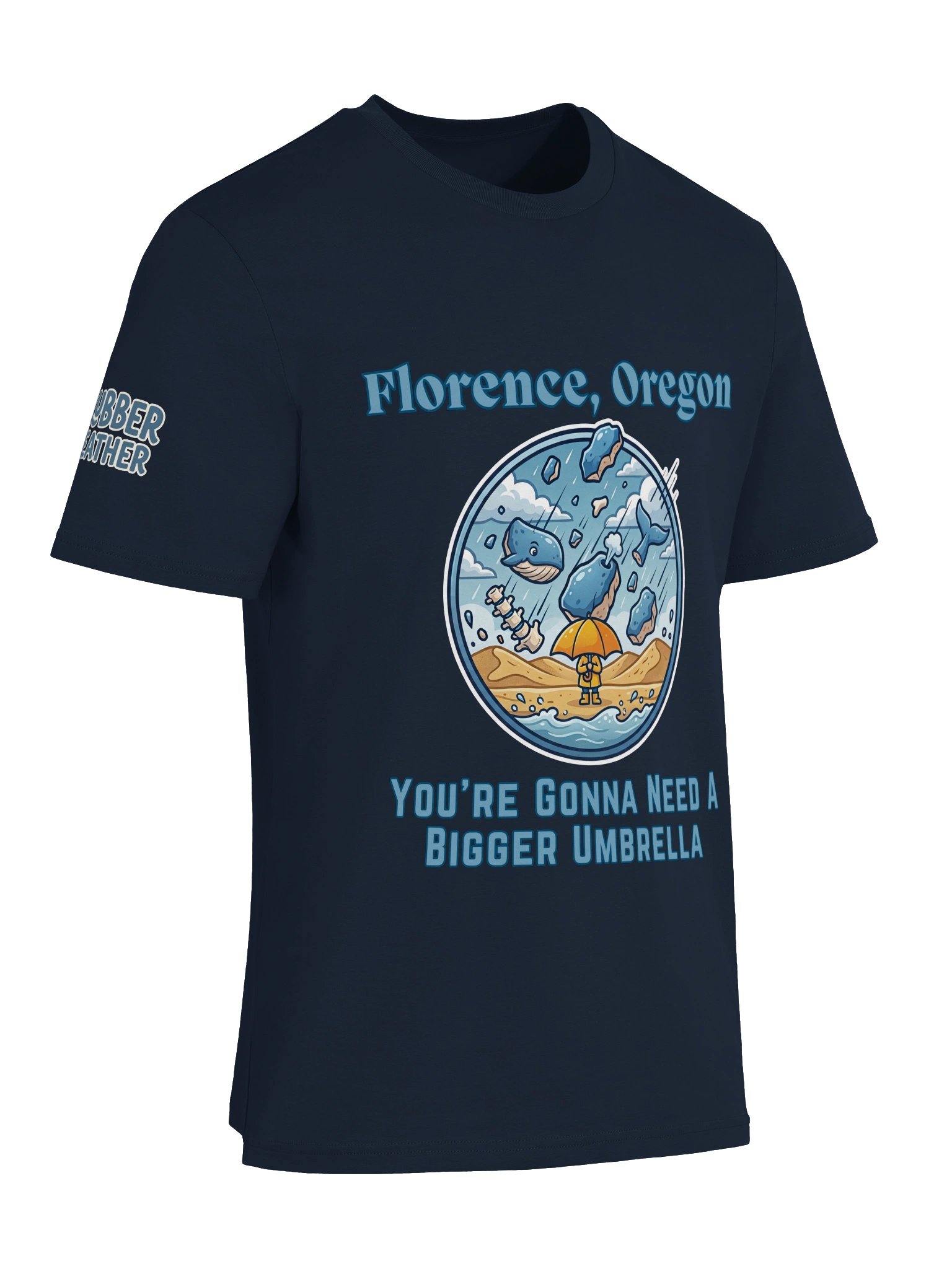 Whale Umbrella T-Shirt product image (17)
