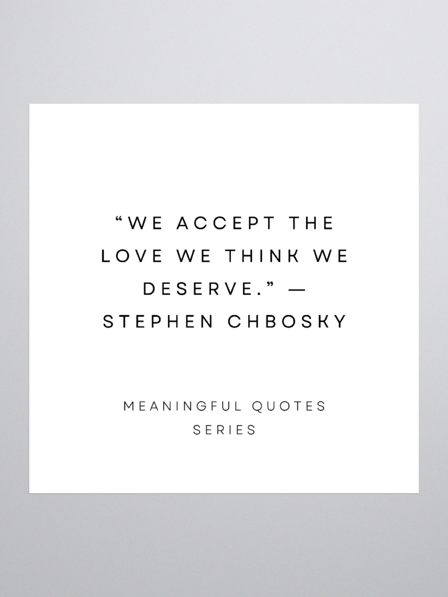 We Accept The Love. product image (1)