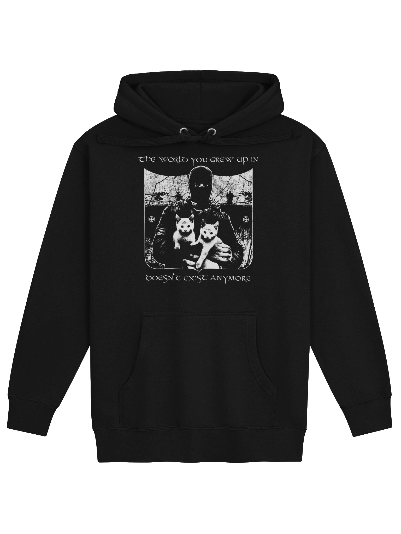 HARD TIMES HOODIE BACKPRINT product image (1)
