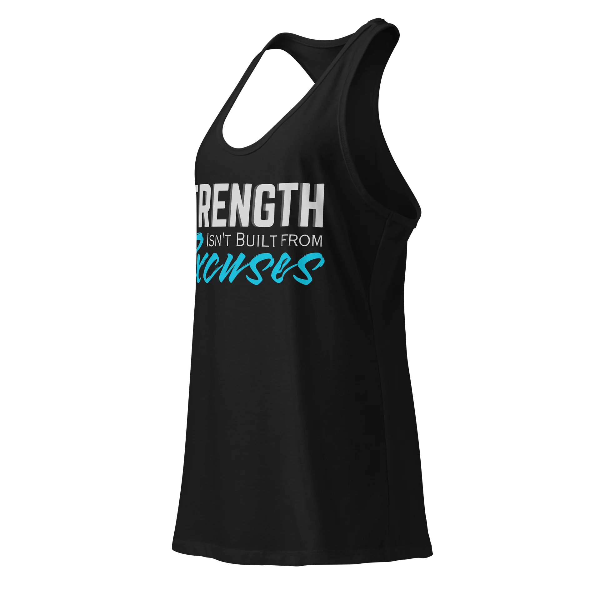 Strength Isn't Built From Excuses Women's Tank Top product image (3)