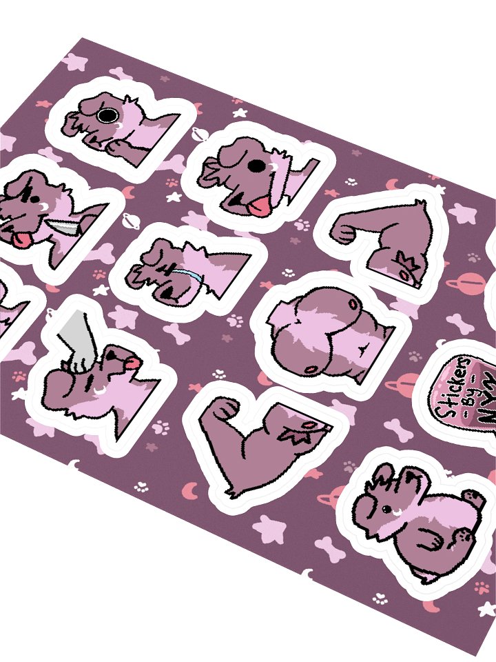 Nyx's Emote Sticker Sheet product image (2)