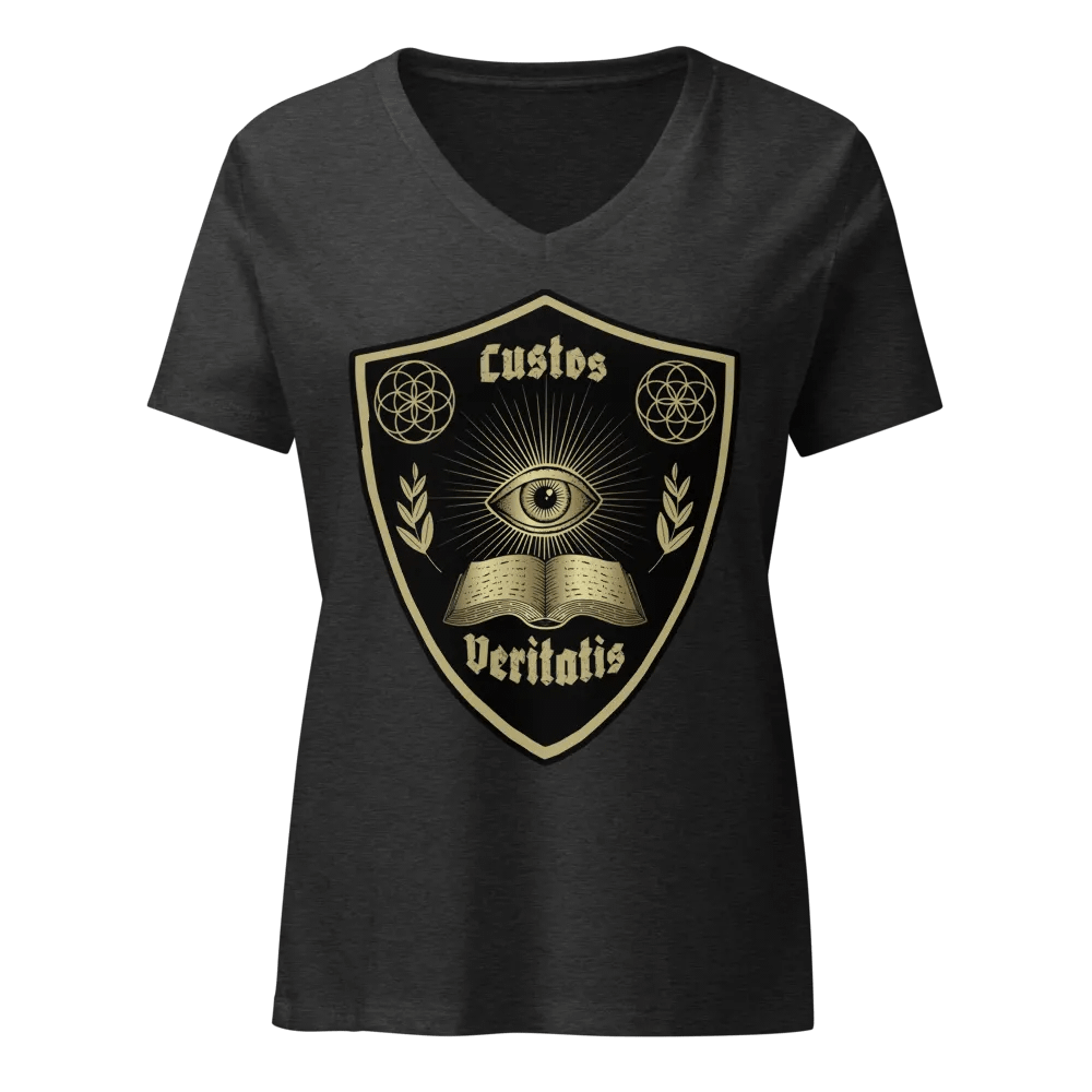 Custos Veritatis Eye of Knowledge V-Neck Tee | Custos Veritatis