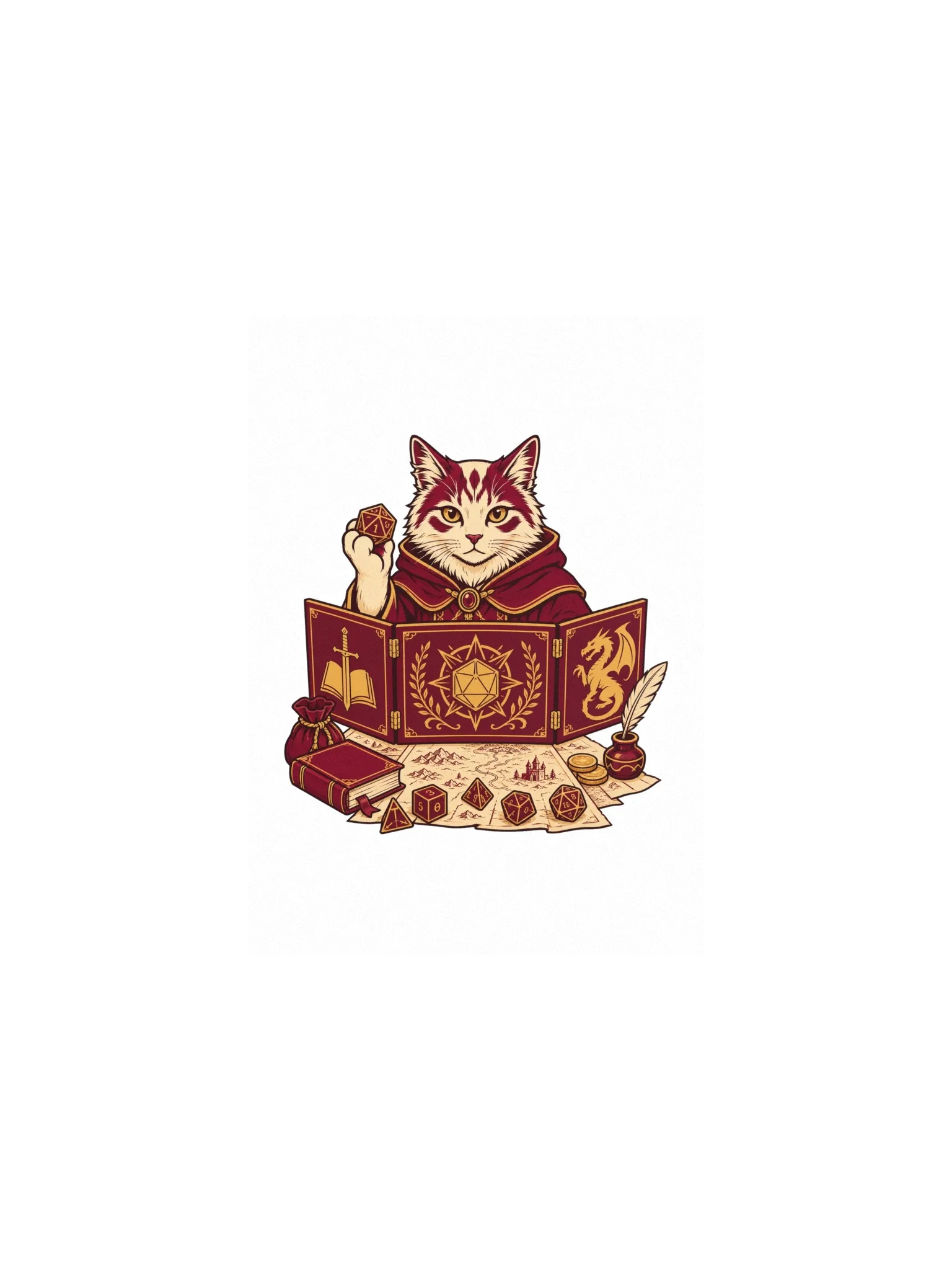 Tabletop Game Master Cat
