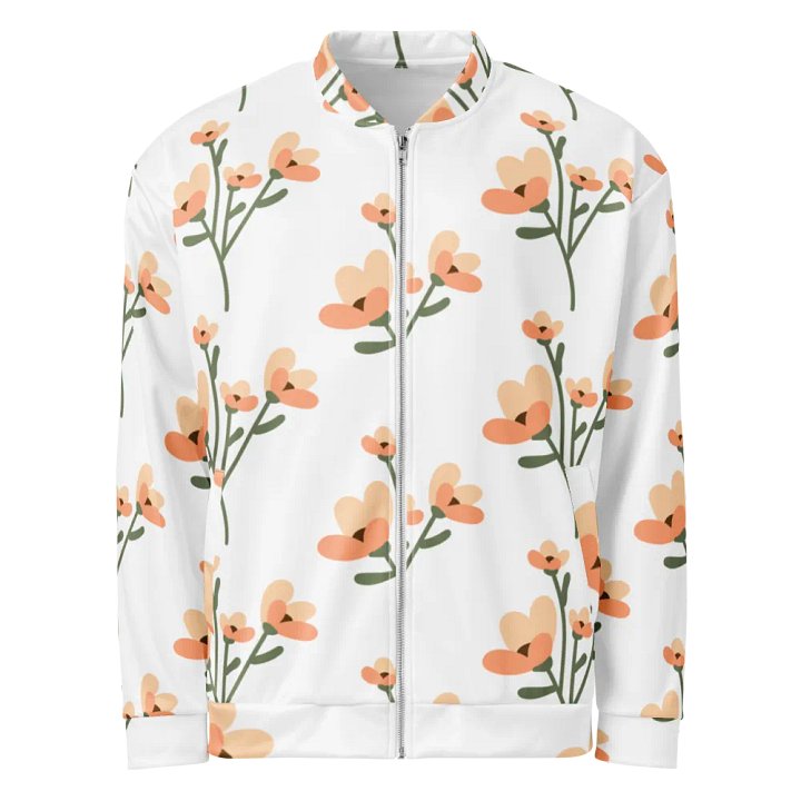 Blossom Burst Custom Bomber Jacket product image (2)