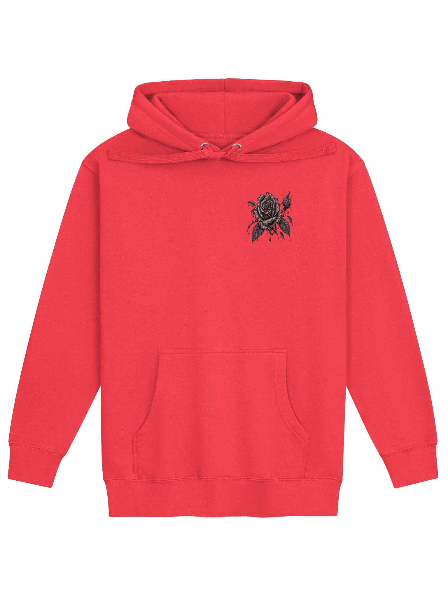 Dark Rose & Mystic Skull Hoodie | Gothic Surrealism product image (6)