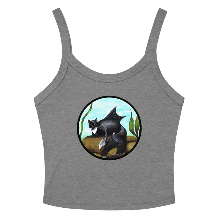 Mermeow Tuxedo Crop Tank product image (2)