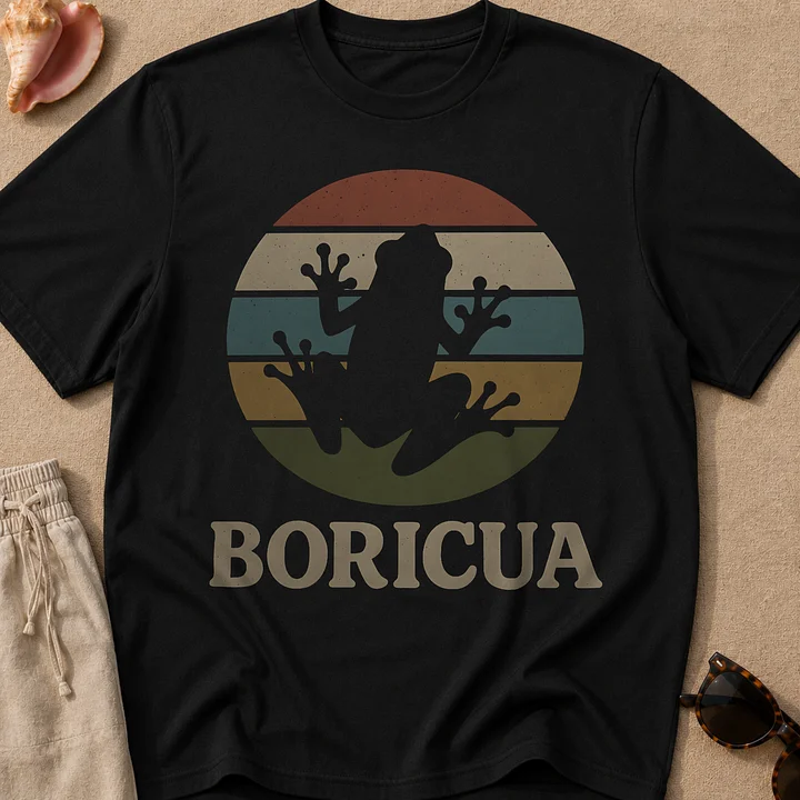 Coquí Boricua Retro Camiseta Unisex product image (1)